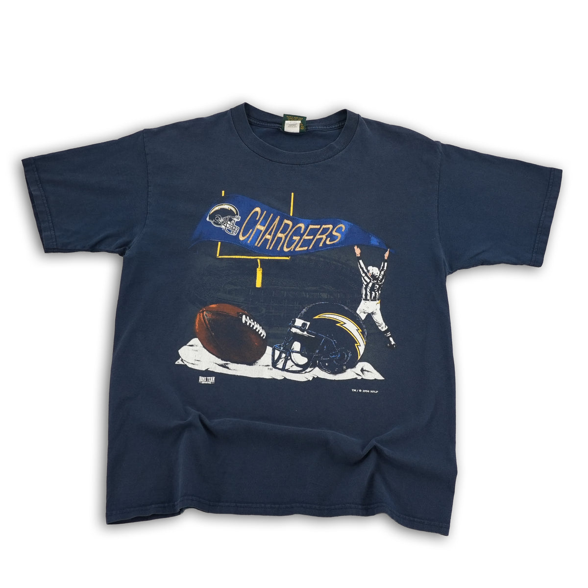 Vintage 1994 San Diego Chargers NFL graphic T-shirt, size XL