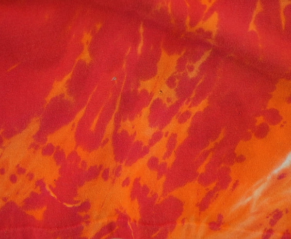 Vintage 90s Harley-Davidson tie dye graphic T-shirt, orange, size 3XL — photo 2 of 10