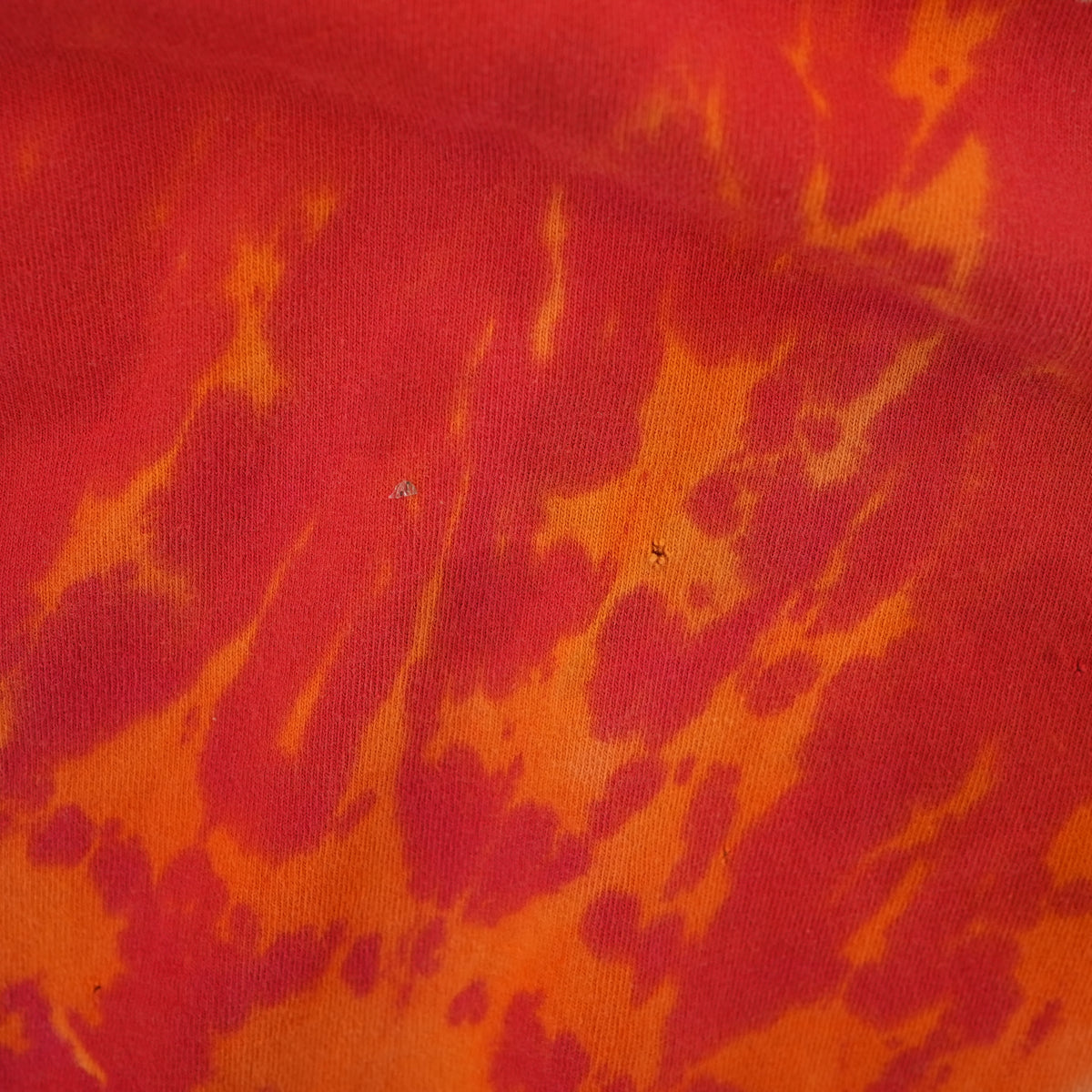 Vintage 90s Harley-Davidson tie dye graphic T-shirt, orange, size 3XL — photo 3 of 10
