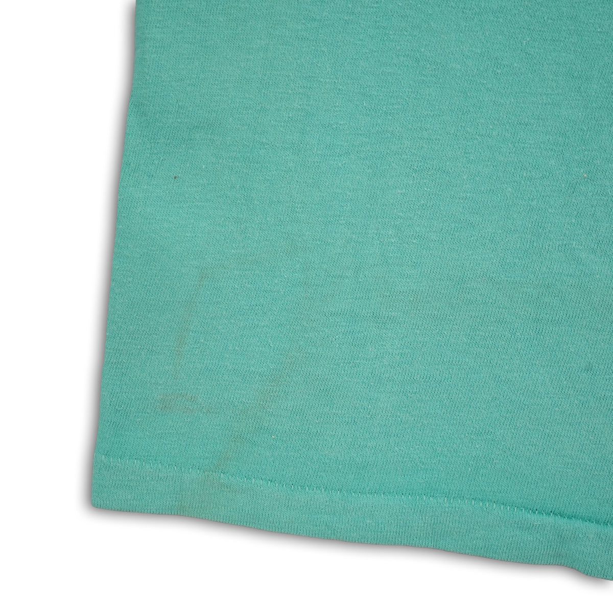 Vintage 1988 Ocean Pacific OP surf graphic T-shirt, turquoise, size M — photo 6 of 8