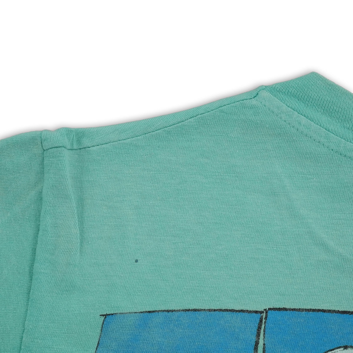 Vintage 1988 Ocean Pacific OP surf graphic T-shirt, turquoise, size M — photo 8 of 8