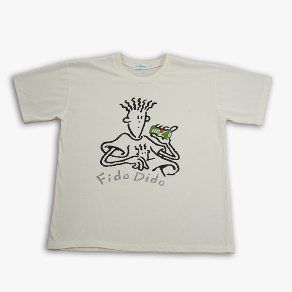 Vintage 80s Fido Dido 7UP mascot T-shirt, white