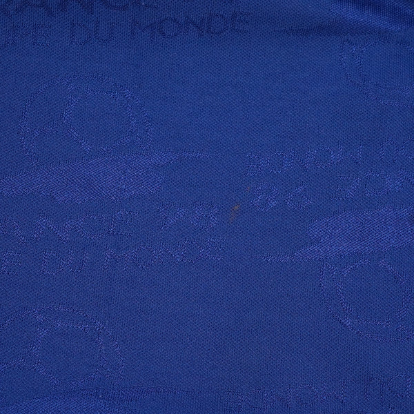 Vintage 1994 France 98 Coupe du Monde training soccer jersey, blue, size L — photo 6 of 10