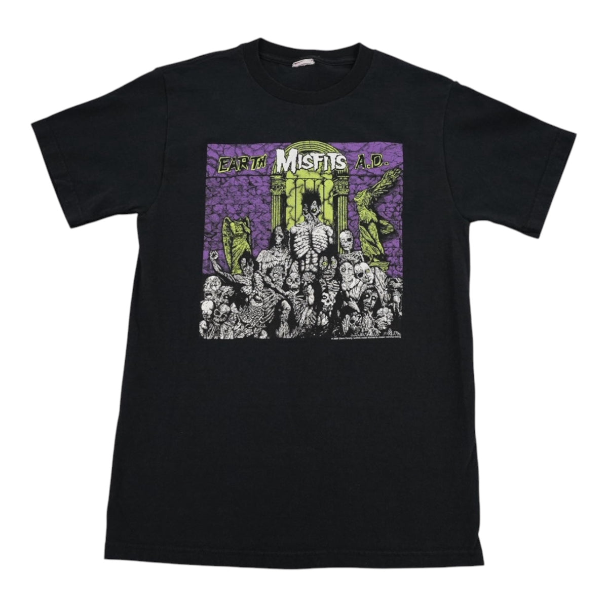 Vintage 2005 Misfits Earth A.D. Wolfs Blood graphic T-shirt, black